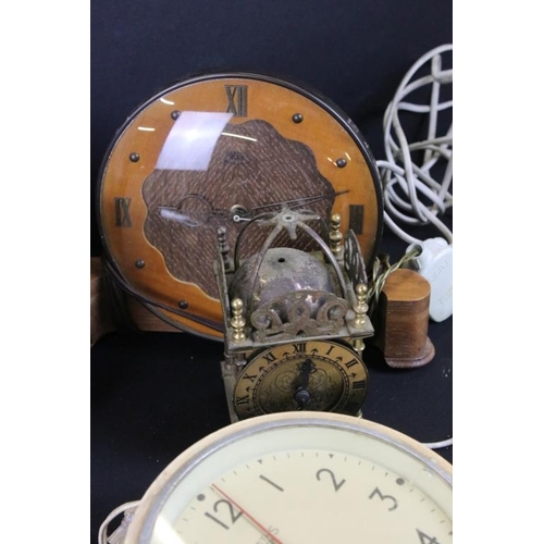 356 - Collection of 20th Century clocks to include Smiths sectric, Metamec, Haller, Kunclo etc.