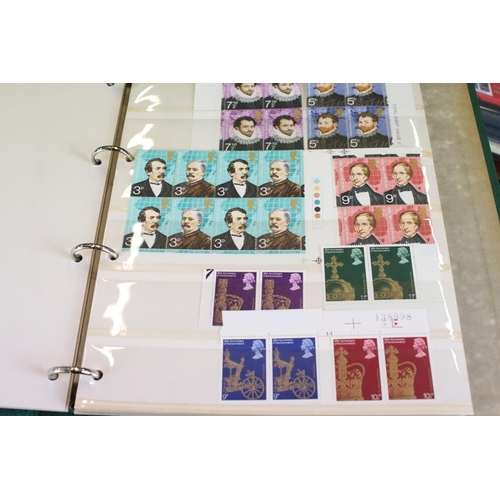 378 - Collection of stamps across two boxes to include assorted loose first day covers, presentation packs... 