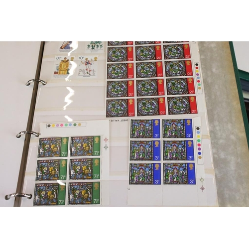 378 - Collection of stamps across two boxes to include assorted loose first day covers, presentation packs... 