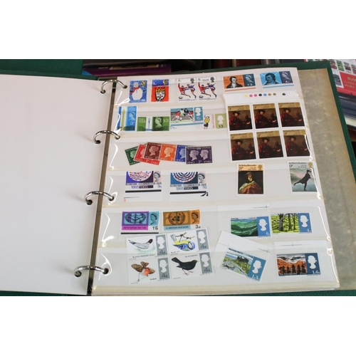 378 - Collection of stamps across two boxes to include assorted loose first day covers, presentation packs... 