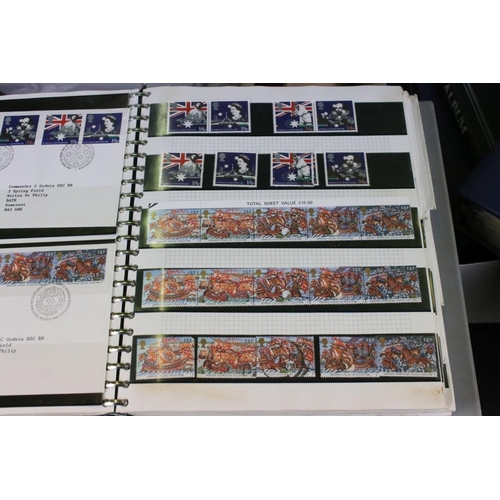 379 - Collection of mostly GB stamps across many albums. The collections to include  three albums of QEII ... 