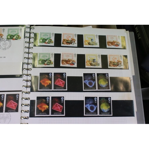 379 - Collection of mostly GB stamps across many albums. The collections to include  three albums of QEII ... 