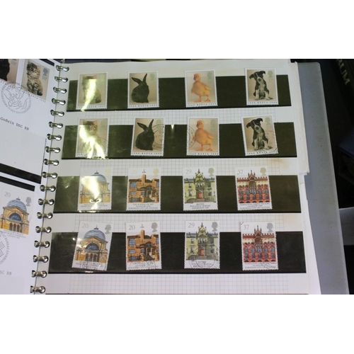 379 - Collection of mostly GB stamps across many albums. The collections to include  three albums of QEII ... 