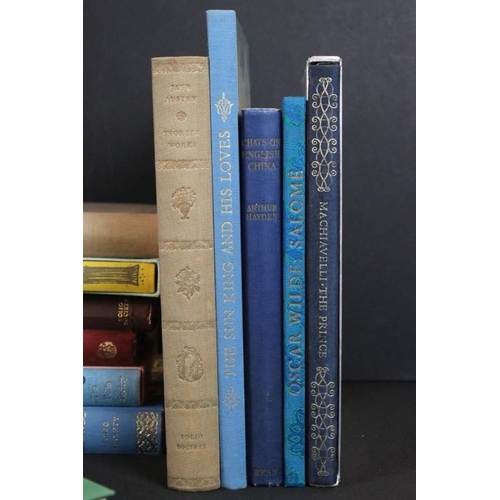 382 - Collection of assorted Folio Society books to include mostly historical interest and memoirs, some p... 