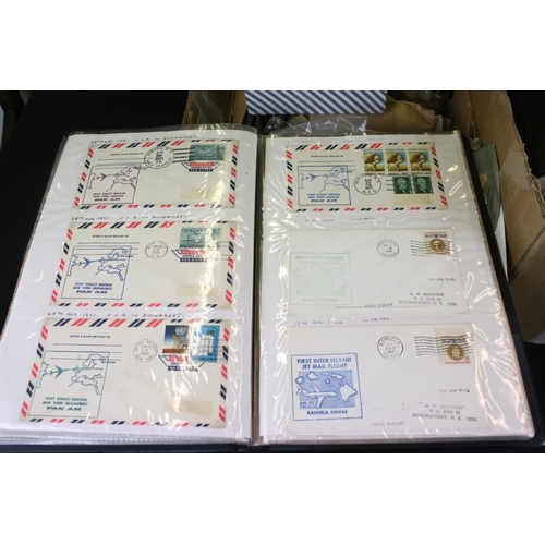 386 - Collection of stamps across three boxes. The lot to include mostly unfranked post decimal stamps; 1x... 