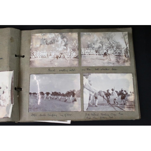 389 - Collection of empty Victorian photograph albums with embossed covers and pierced and floral pages wi... 