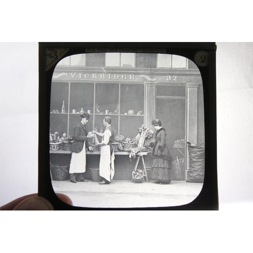 658 - Four boxes of magic lantern slides, subjects to include: Australia, New Zealand and religious intere... 