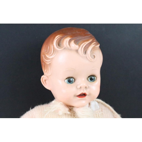 321 - Collection of mid Century toys to include two Pedigree dolls with sleeping blue eyes, Cindy doll, an... 