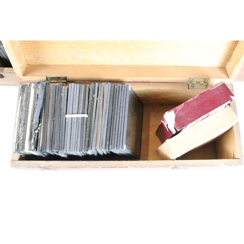 615 - Three boxes of magic lantern slides. Subjects to include topographical, Italy, Italian architecture,... 