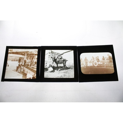 616 - Three boxes of magic lantern slides. Subjects to include topographical scenes covering Scarborough a... 