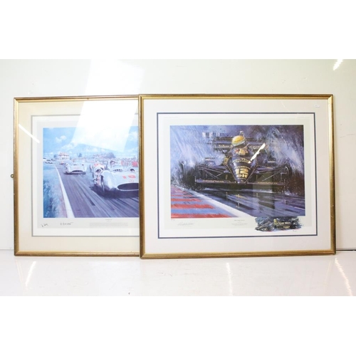 417 - Nicholas Watts (b. 1947), First Among Equals, Ayrton Senna, limited edition print number 8/850, sign... 