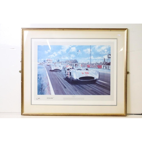 417 - Nicholas Watts (b. 1947), First Among Equals, Ayrton Senna, limited edition print number 8/850, sign... 