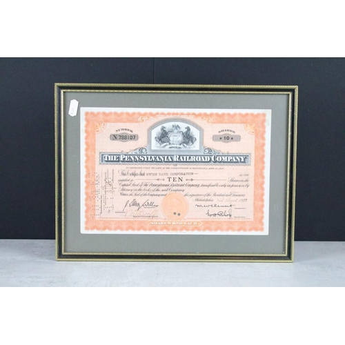 445 - New Orleans Great Northern Railroad Company share certificate, dated 14th January 1927, A870, 20 x 2... 