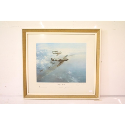 458 - Frank Wootton (1914 - 1998), ' Spitfire Mark V ', limited edition print number 91/850, signed in pen... 