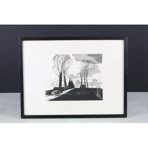 471 - Rowland Hilder (1905 - 1993), a set of four landscape scenes, prints, each 22 x 29.5cm together with... 