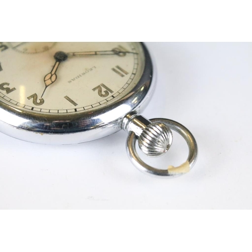 216 - World War 2 Leonidas Military Pocket Watch