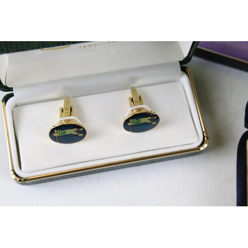 282 - Collection of Boxed Jewellery including designer and silver cufflinks