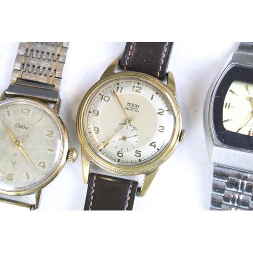 288 - Ten Gents Wristwatches including Nivada Automatic, Oriosa, Swatch, etc