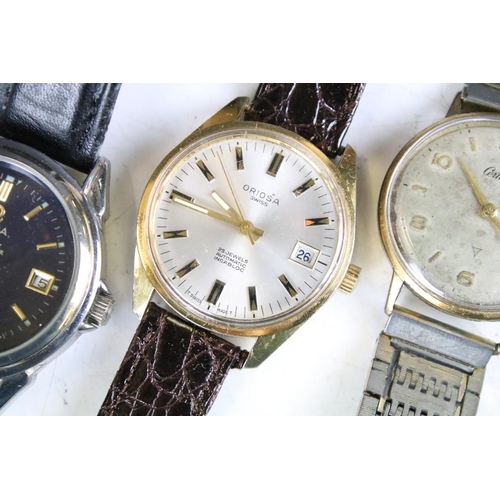 288 - Ten Gents Wristwatches including Nivada Automatic, Oriosa, Swatch, etc