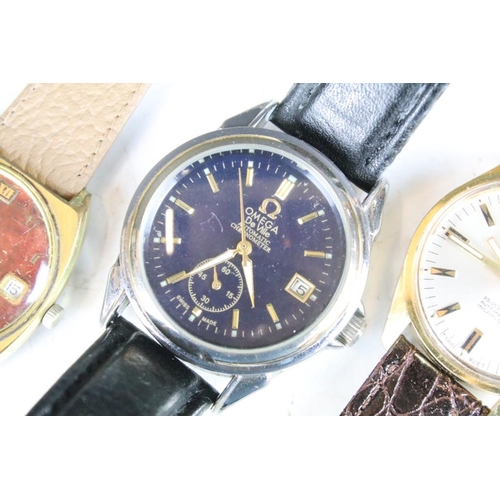 288 - Ten Gents Wristwatches including Nivada Automatic, Oriosa, Swatch, etc