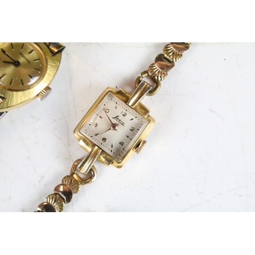 291 - A collection of six ladies and gents vintage wristwatches to include Avia and Ingersol examples.