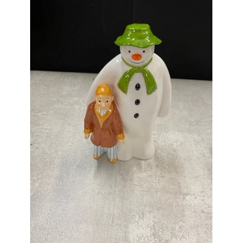 11 - Coalport Characters 'The Snowman' figurines to include  'Walking in the Air' (no. 1396, 2000), 'High... 