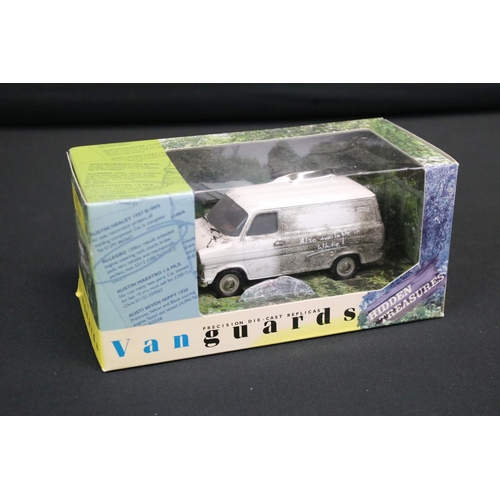 1246 - Nine boxed / cased Vanguards 1:43 scale diecast models to include Anniversary Collection VA 05007, 2... 