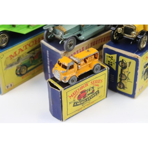 1416 - 11 Boxed Matchbox Lesney diecast models to include 10 x Matchbox Models Of Yesteryear (Y-13 1911 Dai... 