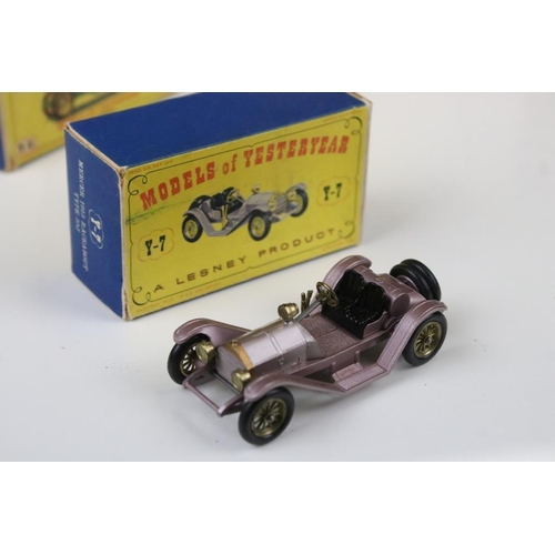 1416 - 11 Boxed Matchbox Lesney diecast models to include 10 x Matchbox Models Of Yesteryear (Y-13 1911 Dai... 