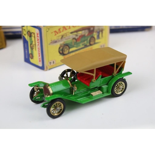 1416 - 11 Boxed Matchbox Lesney diecast models to include 10 x Matchbox Models Of Yesteryear (Y-13 1911 Dai... 