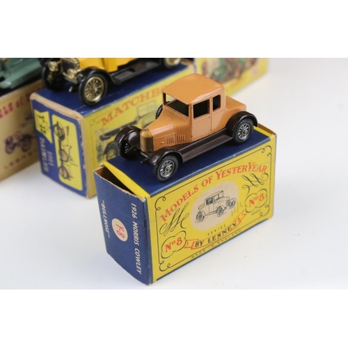 1416 - 11 Boxed Matchbox Lesney diecast models to include 10 x Matchbox Models Of Yesteryear (Y-13 1911 Dai... 