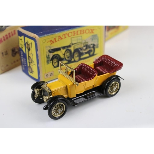 1416 - 11 Boxed Matchbox Lesney diecast models to include 10 x Matchbox Models Of Yesteryear (Y-13 1911 Dai... 