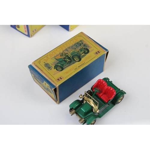 1416 - 11 Boxed Matchbox Lesney diecast models to include 10 x Matchbox Models Of Yesteryear (Y-13 1911 Dai... 