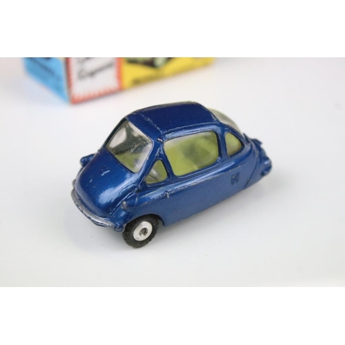 1417 - Four mid 20th C Corgi diecast models contained within reproduction boxes to include 233 Heinkel Econ... 