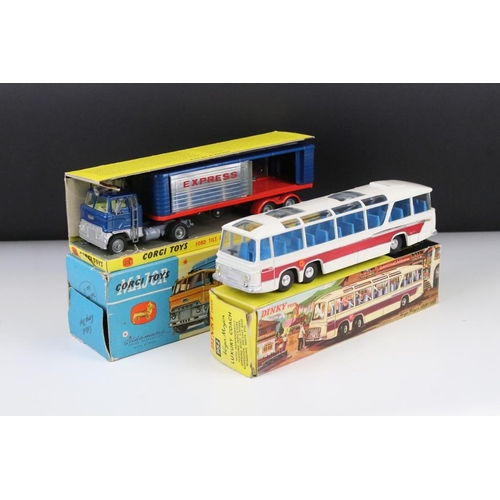 1418 - Two boxed diecast models to include Dinky 952 Vega Major Luxury Coach and Corgi Major (diecast vg, b... 