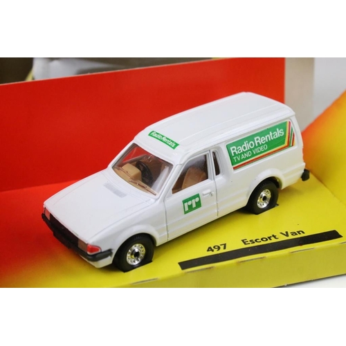 1419 - Six boxed diecast models to include Dinky 105 Maximum Security Vehicle (diecast gd, tatty box), Matc... 