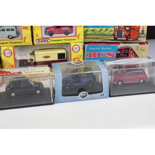 1421 - 19 Boxed / cased diecast & plastic models to include Triang Mighty Mini Tractor Trailer, 2 x Impy, 6... 