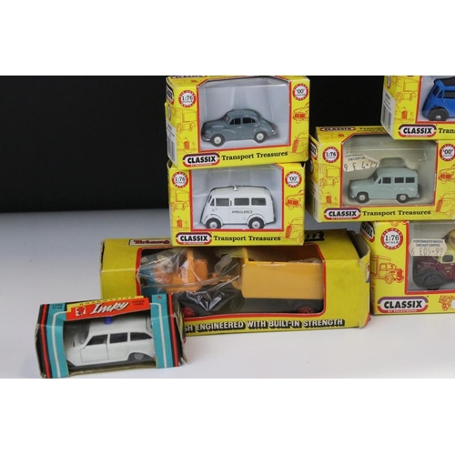 1421 - 19 Boxed / cased diecast & plastic models to include Triang Mighty Mini Tractor Trailer, 2 x Impy, 6... 