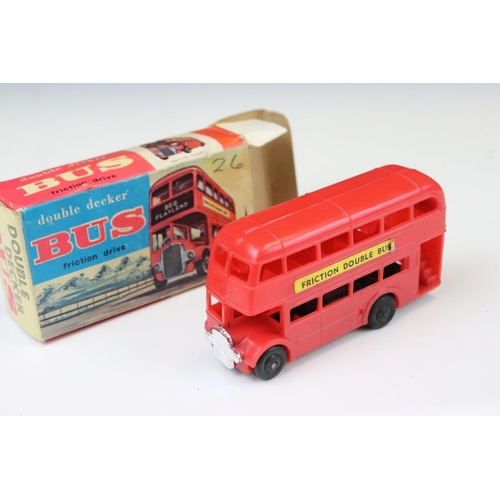 1421 - 19 Boxed / cased diecast & plastic models to include Triang Mighty Mini Tractor Trailer, 2 x Impy, 6... 