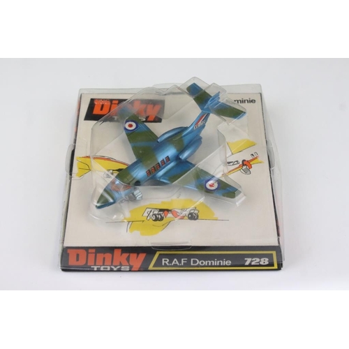 1424 - Five boxed diecast models planes to include 4 x Dinky featuring 721 Junkers JU 87B Stuka (diecast vg... 