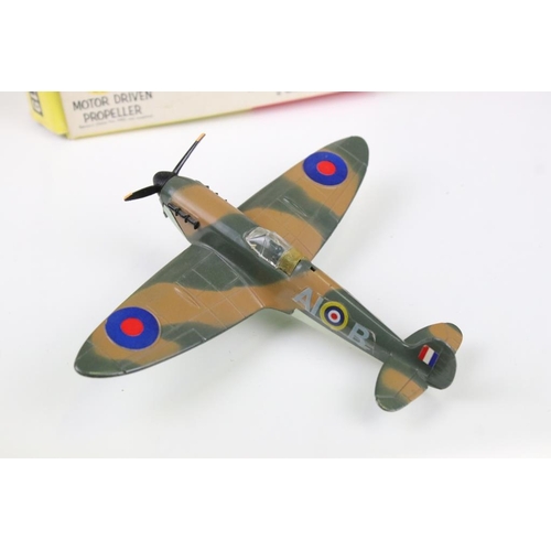 1424 - Five boxed diecast models planes to include 4 x Dinky featuring 721 Junkers JU 87B Stuka (diecast vg... 