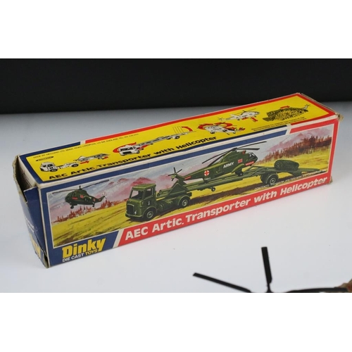 1425 - Five boxed Dinky diecast models to include Supertoys 972 20 Ton Lorry Mounted Crane Coles, 618 AEC A... 