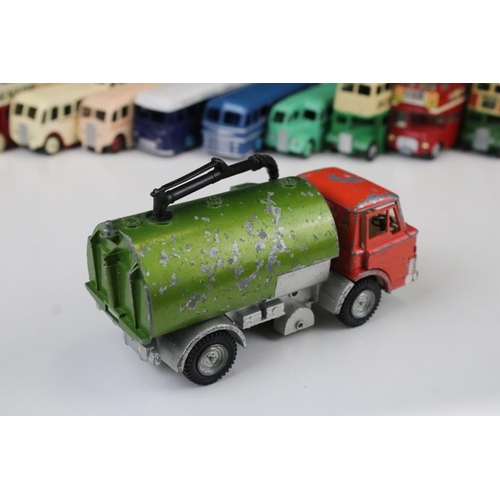 1426 - 20 Mid 20th C play worn Dinky & Corgi diecast models to include Dinky Luxury Coach, Dinky Duple Road... 