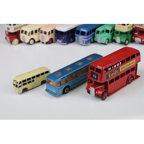 1426 - 20 Mid 20th C play worn Dinky & Corgi diecast models to include Dinky Luxury Coach, Dinky Duple Road... 