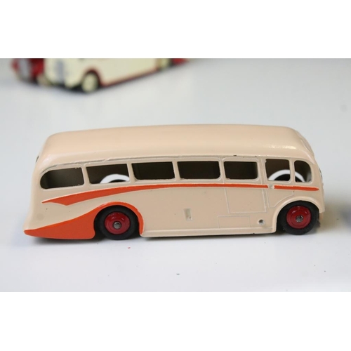 1426 - 20 Mid 20th C play worn Dinky & Corgi diecast models to include Dinky Luxury Coach, Dinky Duple Road... 