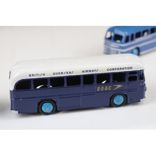 1426 - 20 Mid 20th C play worn Dinky & Corgi diecast models to include Dinky Luxury Coach, Dinky Duple Road... 