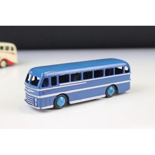 1426 - 20 Mid 20th C play worn Dinky & Corgi diecast models to include Dinky Luxury Coach, Dinky Duple Road... 