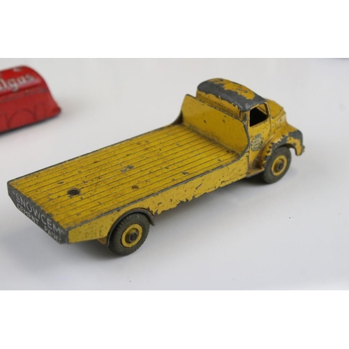 1426 - 20 Mid 20th C play worn Dinky & Corgi diecast models to include Dinky Luxury Coach, Dinky Duple Road... 