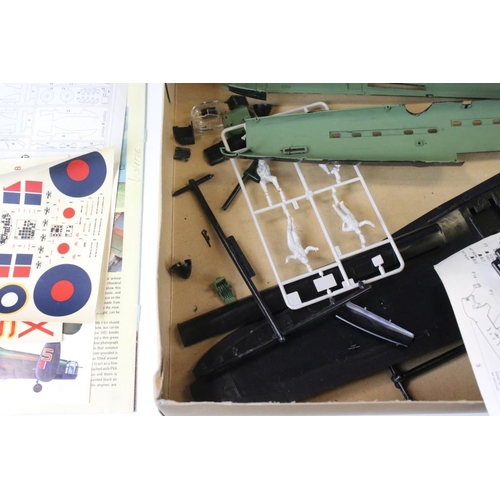 147 - Two boxed & unbuilt plastic model plane kits to include Tamiya 1/48 Avro Lancaster BI/BII (no. 9) an... 