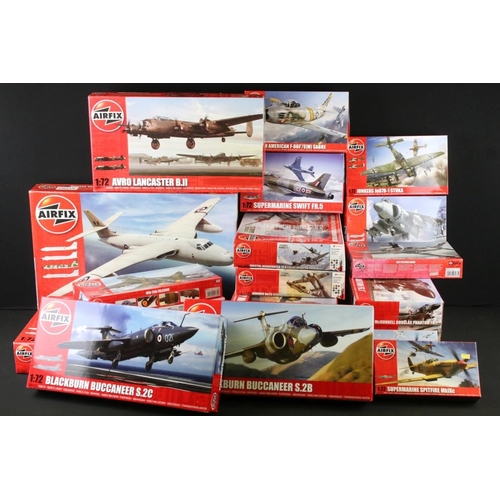 159 - 22 Boxed Airfix plastic model kits to include A1101 Vickers Valiant Bk Mk 1, A1104 AVRO Shackleton M... 